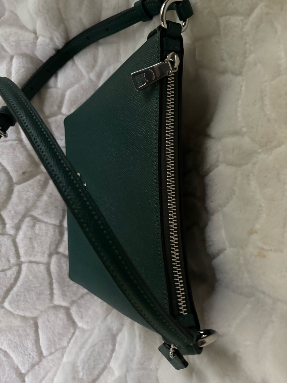 Coach Zip Tote Crossbody Bag Emerald Green - Picture 3 of 14